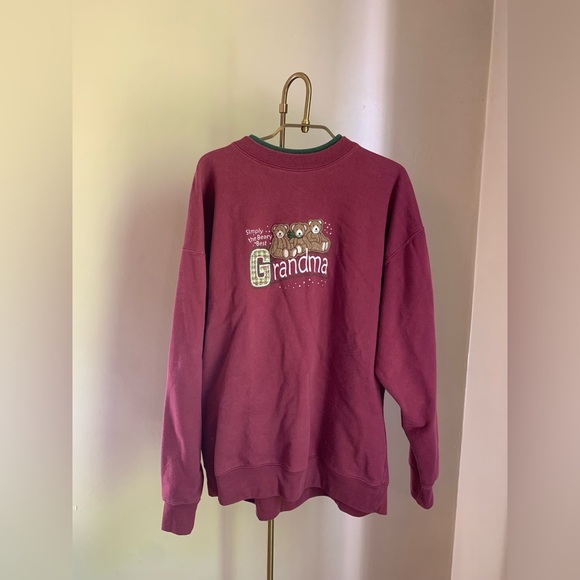 Vintage grandma sweatshirt Applique and fuzzy teddy bears
Simply the bearly best - Picture 1 of 7